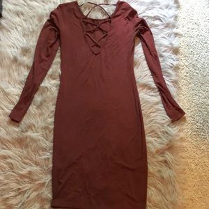 Dress criss cross
